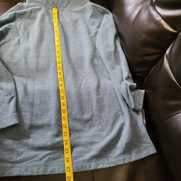 Lou & Grey Cowl Neck Marled Sweater Fleece Lined M - Picture 8 of 8